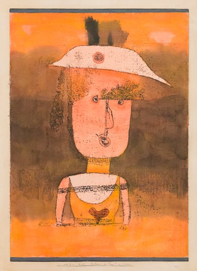Frau P. portréja délen alkotó: Paul Klee
