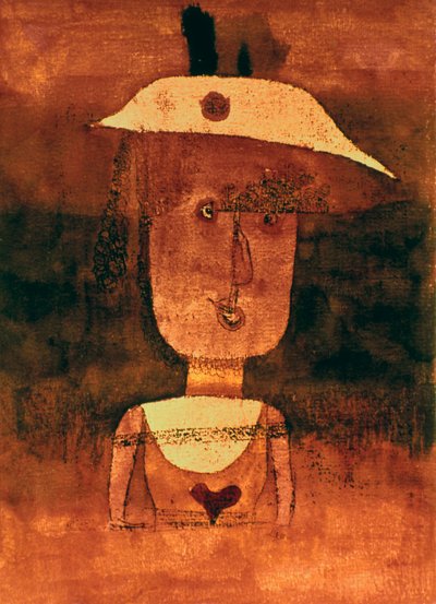 P asszony portréja délen, 1924 alkotó: Paul Klee