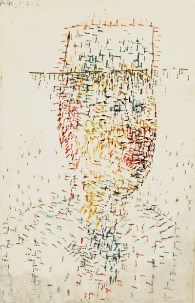 Egy fiatal férfi portréja alkotó: Paul Klee