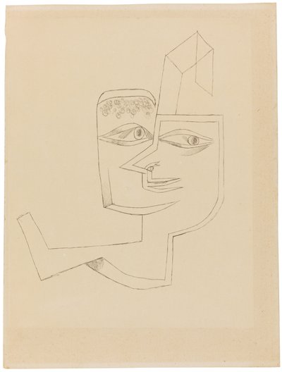 Egy menő nő portréja, 1919. alkotó: Paul Klee