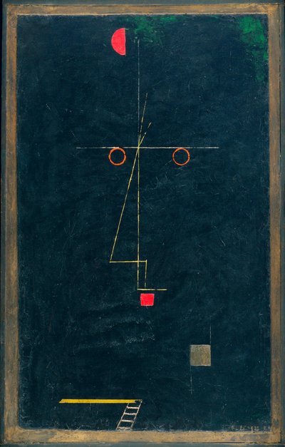 Egy kötéltáncos portréja alkotó: Paul Klee