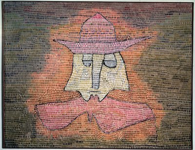 Kol tiszteletes portréja - festmény alkotó: Paul Klee