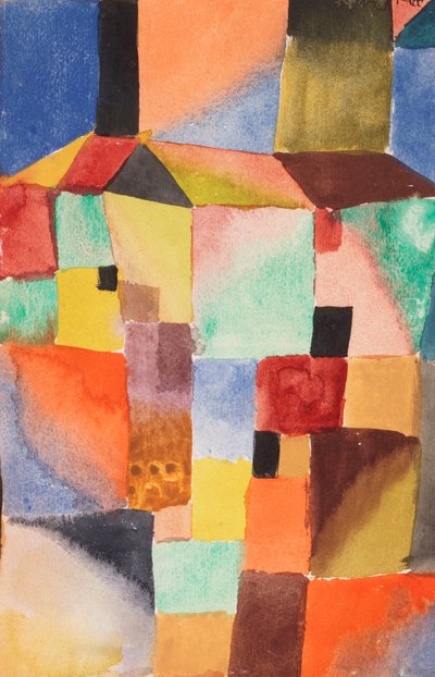 Piros/Zöld Narancs/Kék alkotó: Paul Klee