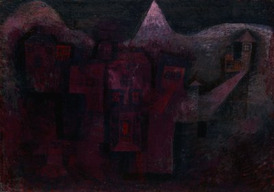 Southern Mountain Village; Sudliches Bergdorf alkotó: Paul Klee
