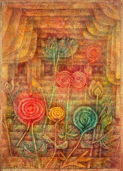 Spirális virágok alkotó: Paul Klee