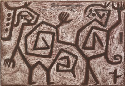 Összecsapó duett, 1938. alkotó: Paul Klee