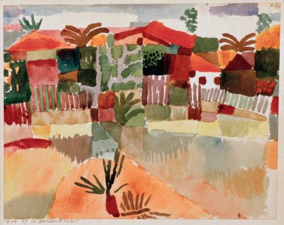 St. Germain b. Tunisz alkotó: Paul Klee