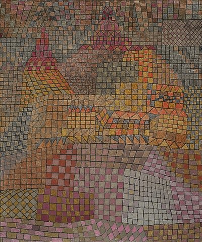Városi vár Kr. 1932 alkotó: Paul Klee