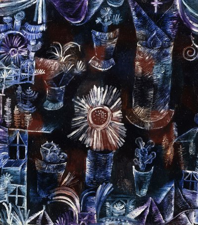 Csendélet Bogáncssal; Csendélet a bogáncsvirággal alkotó: Paul Klee