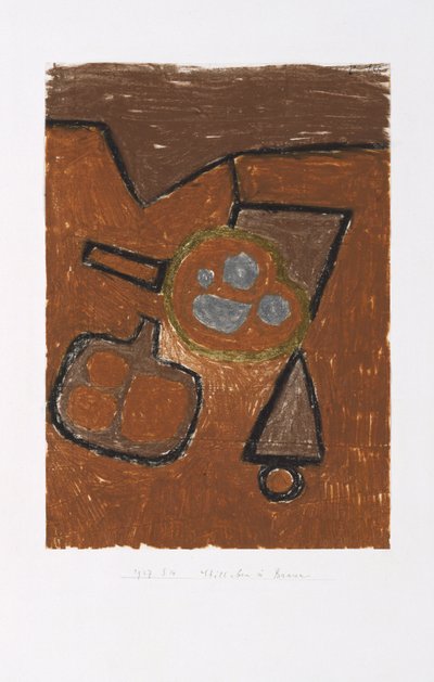 Barna csendélet alkotó: Paul Klee
