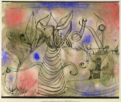 Csendélet kígyóval alkotó: Paul Klee