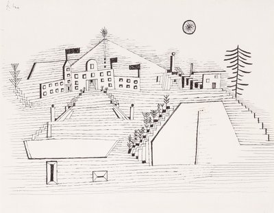 Nyári Palota Beride-ben; Nyári palota Beride közelében alkotó: Paul Klee