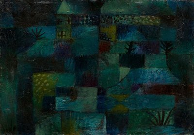 Teraszos kert, 1920. alkotó: Paul Klee