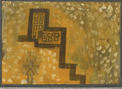 The House On High, 1923. alkotó: Paul Klee