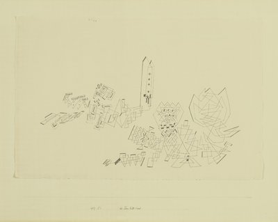 A torony ellenáll a támadásnak alkotó: Paul Klee