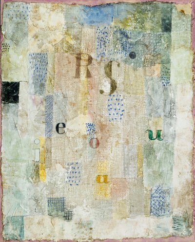 Rosa Silber énekesnő énekgyára alkotó: Paul Klee