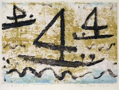 Három négyes vitorlázás alkotó: Paul Klee