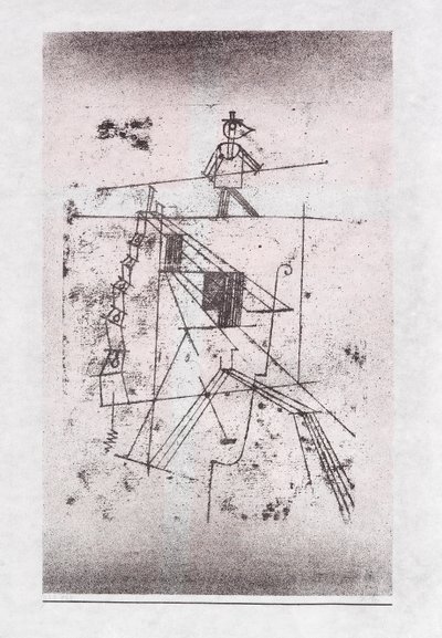 Kötéltáncos, 1923. alkotó: Paul Klee