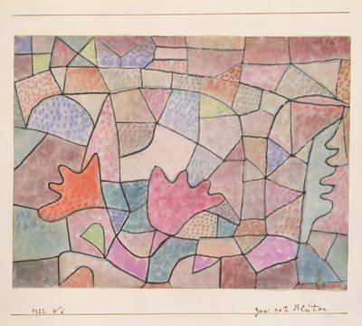 Két piros virág alkotó: Paul Klee
