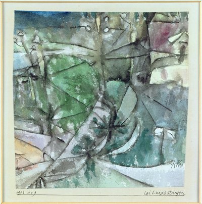 Utility oszlopok alkotó: Paul Klee