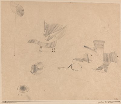 Megbabonázott állatok alkotó: Paul Klee