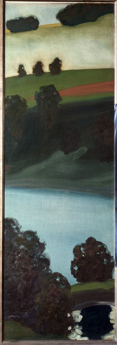 Kilátás az Aar-völgyre, Svájc - festmény alkotó: Paul Klee