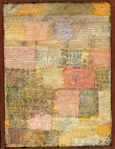Firenzei villák, 1926. alkotó: Paul Klee