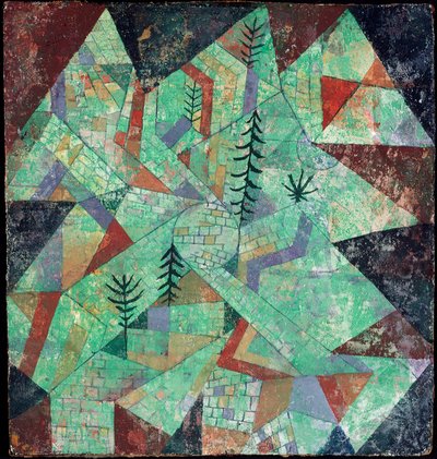 Wald bau (fa építés) alkotó: Paul Klee