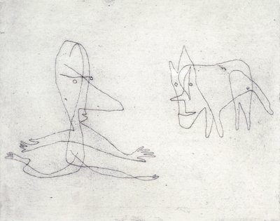 Miért fut? alkotó: Paul Klee