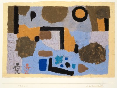 A két elveszettel, 1938. alkotó: Paul Klee