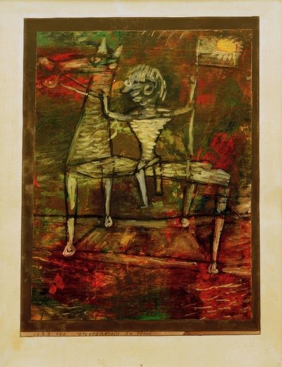 Törpe Herald lóháton alkotó: Paul Klee