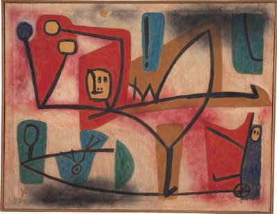 Önfejűség, 1939. alkotó: Paul Klee