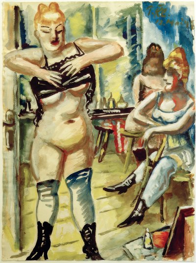 Felöltözés közben alkotó: Paul Kleinschmidt