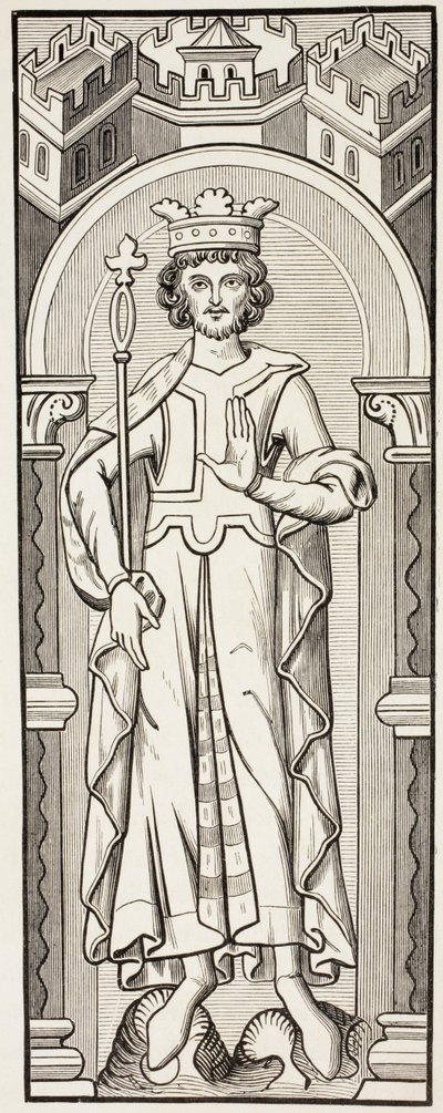 Iii. Fülöp 1245 - 1285, a merésznek nevezett francia király. alkotó: Paul Lacroix