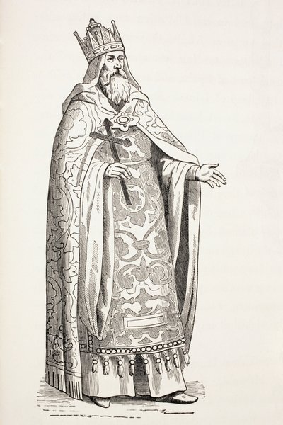 Prester John, más néven Johannes presbiter. alkotó: Paul Lacroix