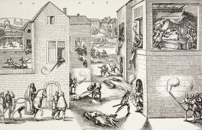 A Szent Bertalan-napi mészárlás augusztusban alkotó: Paul Lacroix