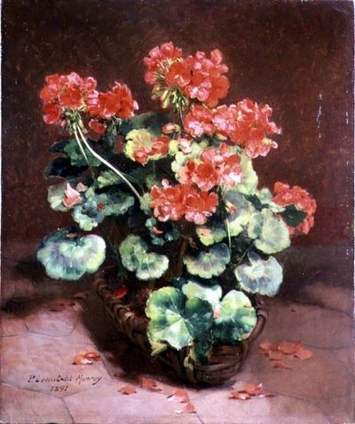 Virágok a kosárban alkotó: Paul Lecuit-Monroy