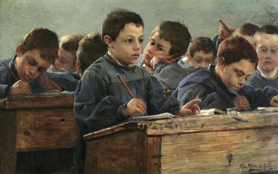 Az osztályteremben, 1886. alkotó: Paul Louis Martin des Amoignes