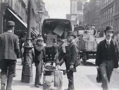 Sherbet vagy víz eladó Cheapside-ban, 1893 alkotó: Paul Martin