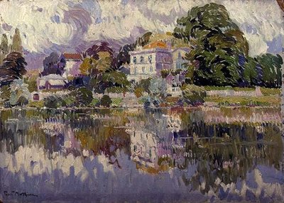 Park sarka (olaj a fedélzeten) alkotó: Paul Mathieu