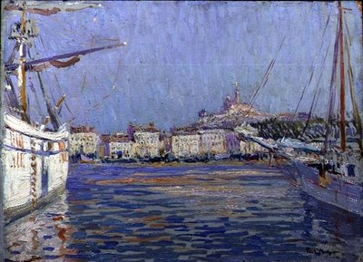 A régi kikötő, Marseille alkotó: Paul Mathieu