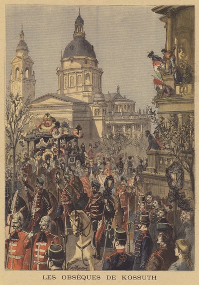 Funeral of Lajos Kossuth alkotó: Paul Merwart