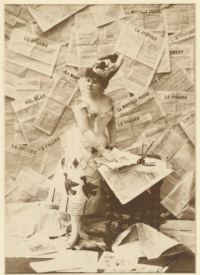 [Mlle Beaumaine, Théâtre des Variétés] alkotó: Paul Nadar