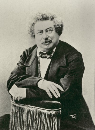 Alexandre Dumas Père portréja (fénykép) alkotó: Paul Nadar