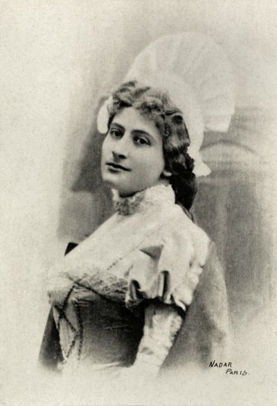 Lucienne Breval portréja (fénykép) alkotó: Paul Nadar