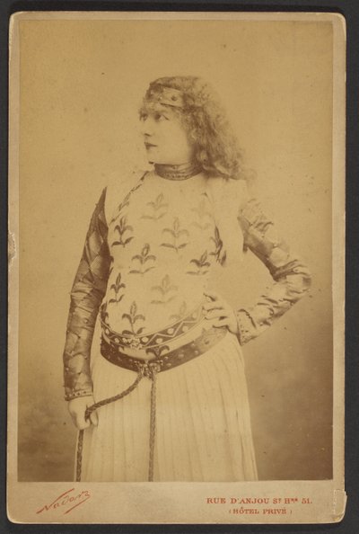 Sarah Bernhardt als Lady Macbeth alkotó: Paul Nadar