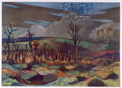 Légiharc a Wytschaete-nél, a British Artists at the Fronttól, A nyugati front folytatása, harmadik rész, Paul Nash alkotó: Paul Nash