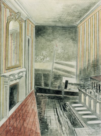 Kikötő és szoba alkotó: Paul Nash