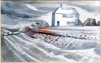 Ház a tenger mellett, Dymchurch, Kent alkotó: Paul Nash