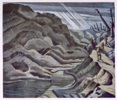 Tájkép, Urunk éve, 1917, a British Artists at the Front című filmtől, A nyugati front folytatása, harmadik rész, Paul Nash alkotó: Paul Nash